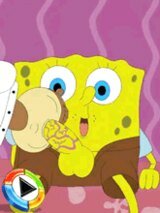 SpongeBob's raunchy squirrel slut goes down on him
